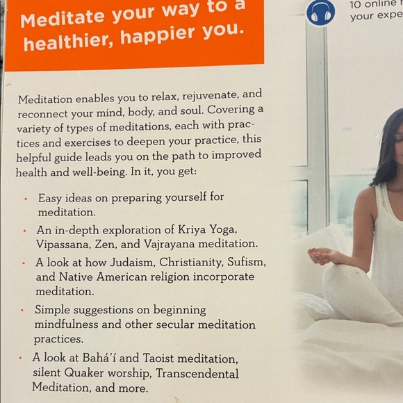 Idiot's Guides: Meditation Book. B7 - Picture 2 of 4